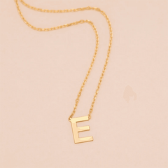 Initial name Necklace in English