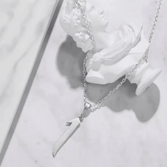 Initial Name Necklace in Arabic