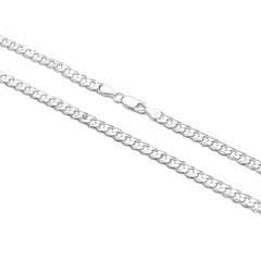 92.5% Sterling Silver Cube Chain - 6MM