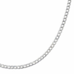 92.5% Sterling Silver Cube Chain - 4MM