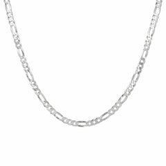92.5% Sterling Silver Figaro Chain - 6MM