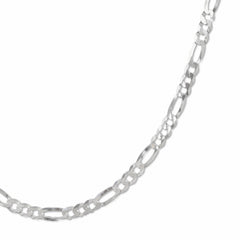 92.5% Sterling Silver Figaro Chain - 6MM