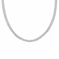 92.5% Sterling Silver Rombo Chain - 5MM