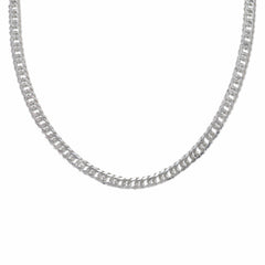 92.5% Sterling Silver Rombo Chain - 4MM