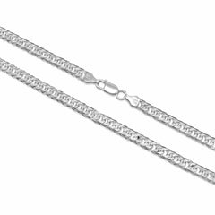 92.5% Sterling Silver Rombo Chain - 5MM