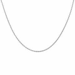 92.5% Sterling Silver Rope Chain - 1.6MM