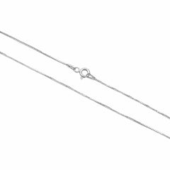 92.5% Sterling Silver Round Box Chain - 2MM