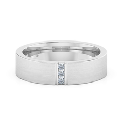 Wedding Band Matt Finish Ring