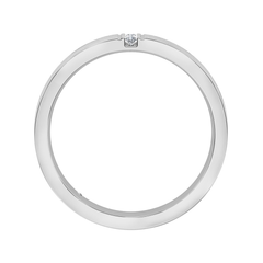 Wedding Band Matt Finish Ring